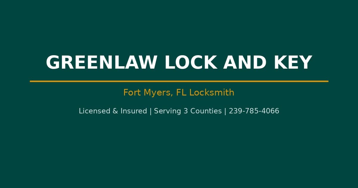 How Much Does a Locksmith Cost in Fort Myers, FL? (2026 Pricing Guide)